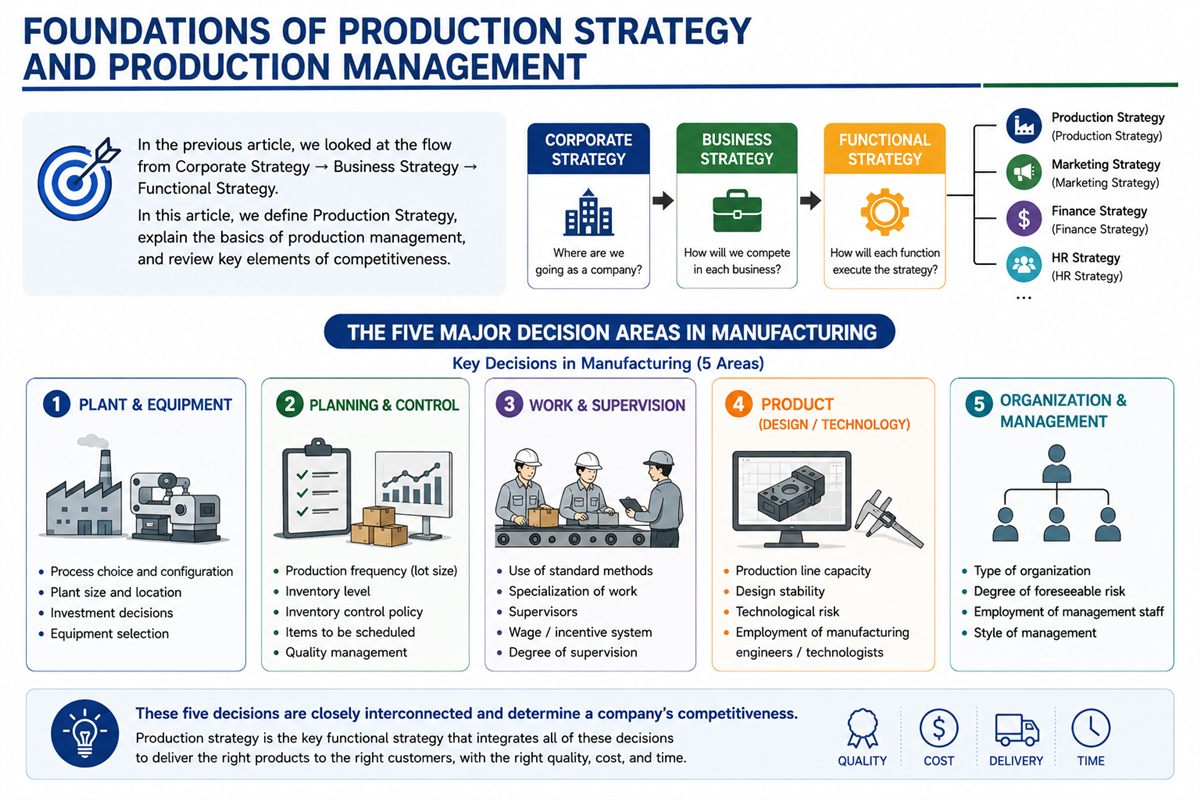 Production strategy and the foundations of production management