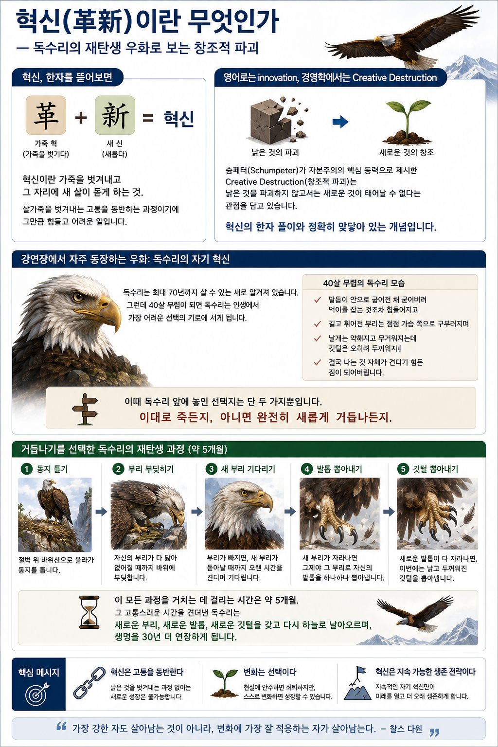 혁신 — 독수리의 재탄생