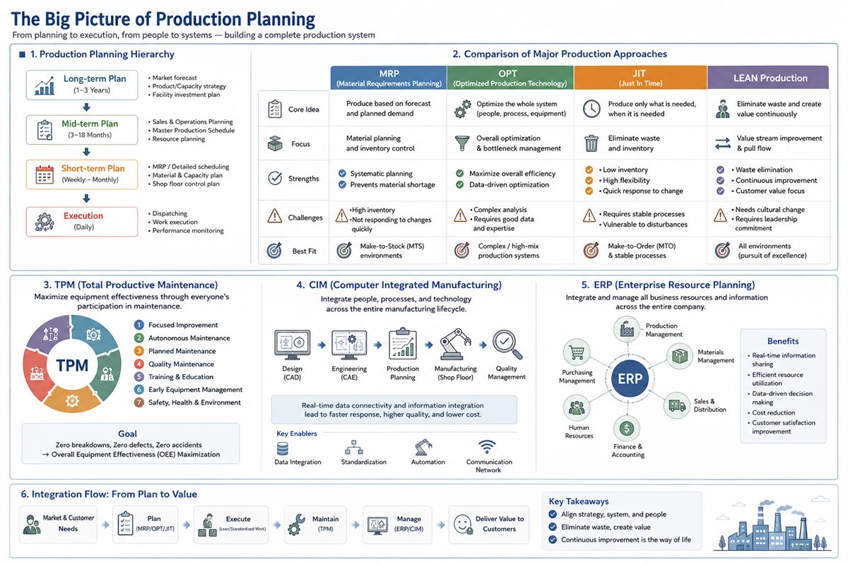 Production planning systems overview