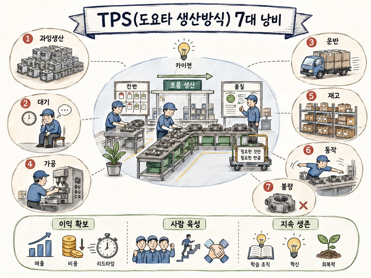 TPS 7대 낭비 개요